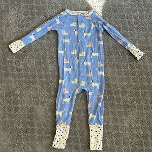Magnetic Me Toddler Girl Convertible Romper Pajamas (12-18M)